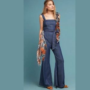 Pilcro and the Letterpress Tie Waist Jumpsuit Sz 6